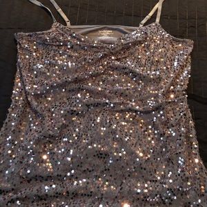 Lane Bryant sequined tank top